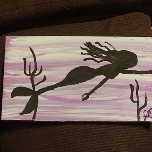 🌛 Night Maiden - original acrylic - Picture 2 of 2